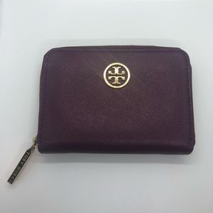 TORY BURCH ROBINSON ZIP COIN CASE